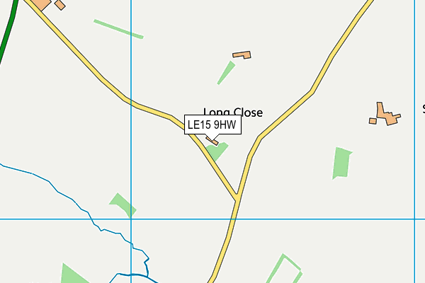 LE15 9HW map - OS VectorMap District (Ordnance Survey) LE15 9HW map - OS VectorMap District (Ordnance Survey)