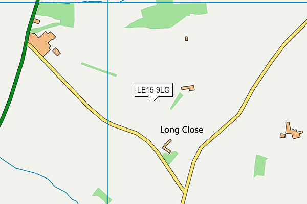 LE15 9LG map - OS VectorMap District (Ordnance Survey) LE15 9LG map - OS VectorMap District (Ordnance Survey)