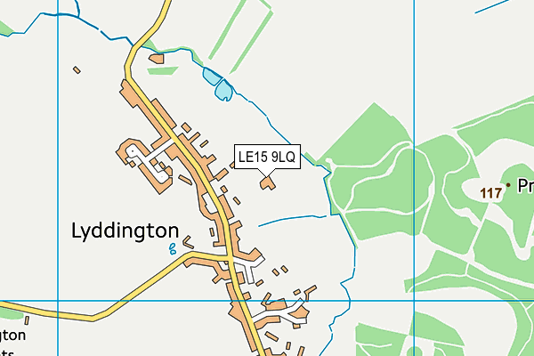 LE15 9LQ map - OS VectorMap District (Ordnance Survey) LE15 9LQ map - OS VectorMap District (Ordnance Survey)