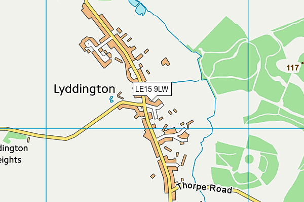 LE15 9LW map - OS VectorMap District (Ordnance Survey) LE15 9LW map - OS VectorMap District (Ordnance Survey)