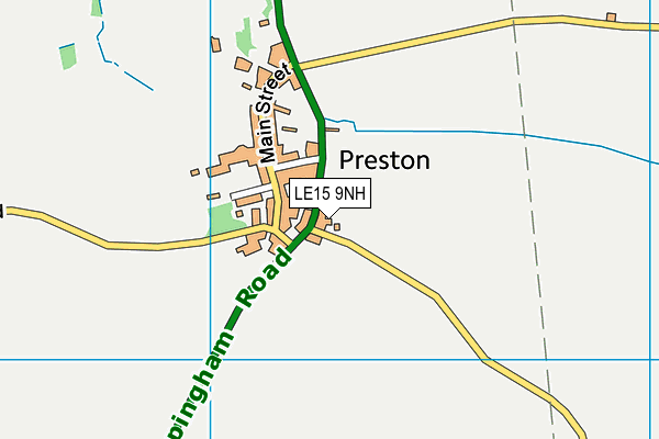 LE15 9NH map - OS VectorMap District (Ordnance Survey) LE15 9NH map - OS VectorMap District (Ordnance Survey)
