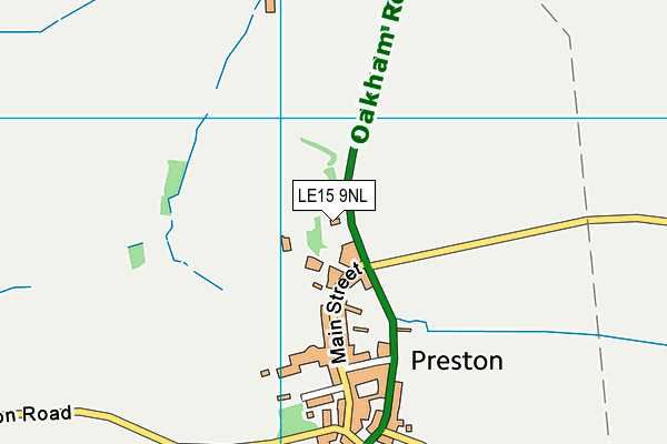 LE15 9NL map - OS VectorMap District (Ordnance Survey) LE15 9NL map - OS VectorMap District (Ordnance Survey)