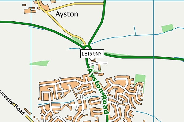 LE15 9NY map - OS VectorMap District (Ordnance Survey) LE15 9NY map - OS VectorMap District (Ordnance Survey)