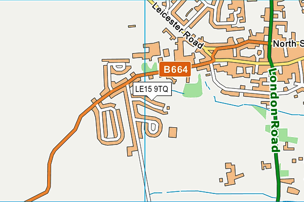 LE15 9TQ map - OS VectorMap District (Ordnance Survey) LE15 9TQ map - OS VectorMap District (Ordnance Survey)