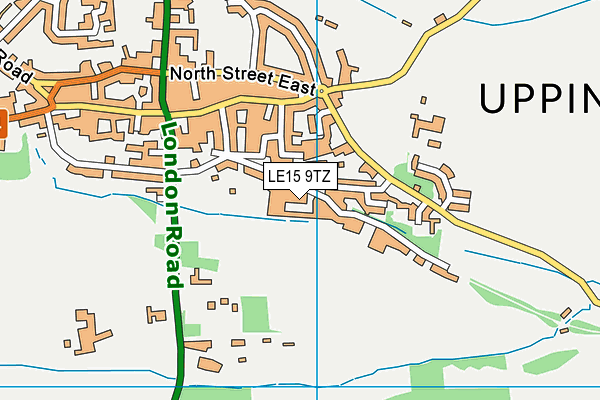 LE15 9TZ map - OS VectorMap District (Ordnance Survey) LE15 9TZ map - OS VectorMap District (Ordnance Survey)