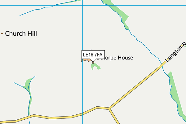 LE16 7FA map - OS VectorMap District (Ordnance Survey) LE16 7FA map - OS VectorMap District (Ordnance Survey)