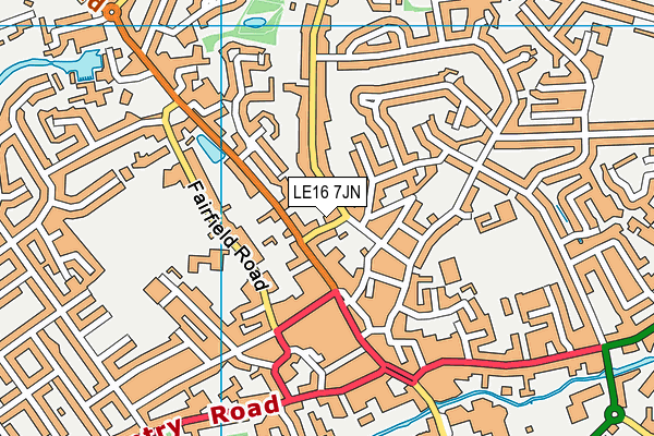 LE16 7JN map - OS VectorMap District (Ordnance Survey) LE16 7JN map - OS VectorMap District (Ordnance Survey)