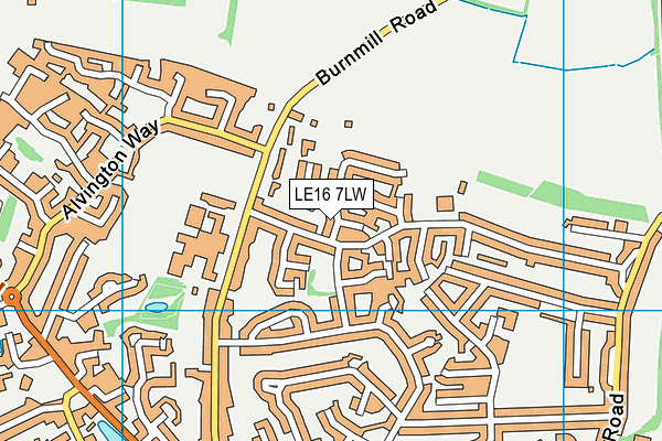 LE16 7LW map - OS VectorMap District (Ordnance Survey) LE16 7LW map - OS VectorMap District (Ordnance Survey)