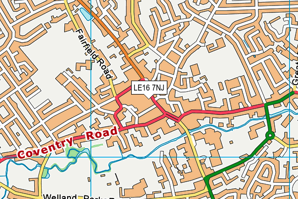 LE16 7NJ map - OS VectorMap District (Ordnance Survey) LE16 7NJ map - OS VectorMap District (Ordnance Survey)