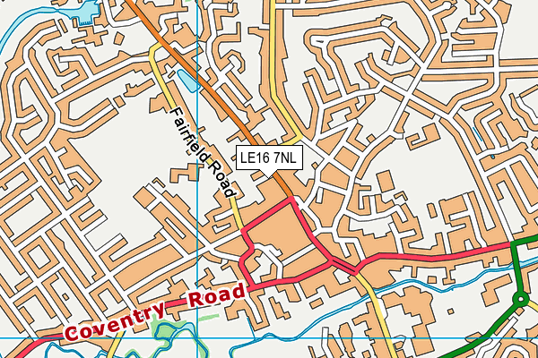 LE16 7NL map - OS VectorMap District (Ordnance Survey) LE16 7NL map - OS VectorMap District (Ordnance Survey)