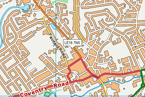 LE16 7NX map - OS VectorMap District (Ordnance Survey) LE16 7NX map - OS VectorMap District (Ordnance Survey)