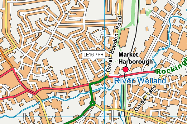LE16 7PH map - OS VectorMap District (Ordnance Survey) LE16 7PH map - OS VectorMap District (Ordnance Survey)
