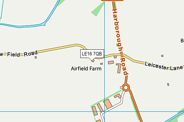 LE16 7QB map - OS VectorMap District (Ordnance Survey) LE16 7QB map - OS VectorMap District (Ordnance Survey)