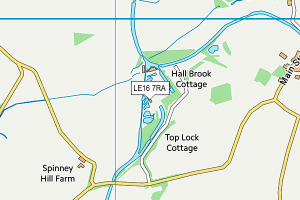 LE16 7RA map - OS VectorMap District (Ordnance Survey) LE16 7RA map - OS VectorMap District (Ordnance Survey)