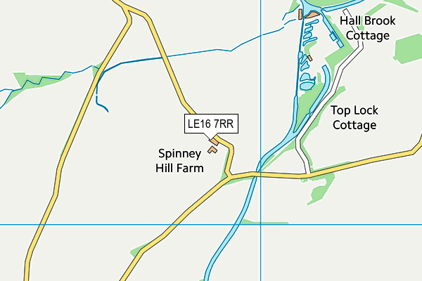 LE16 7RR map - OS VectorMap District (Ordnance Survey) LE16 7RR map - OS VectorMap District (Ordnance Survey)