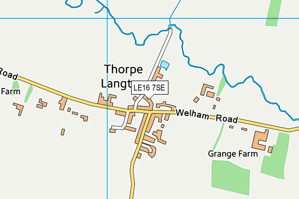 LE16 7SE map - OS VectorMap District (Ordnance Survey) LE16 7SE map - OS VectorMap District (Ordnance Survey)