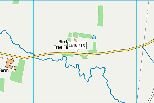 LE16 7TX map - OS VectorMap District (Ordnance Survey) LE16 7TX map - OS VectorMap District (Ordnance Survey)