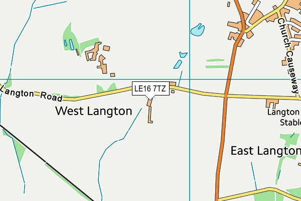 LE16 7TZ map - OS VectorMap District (Ordnance Survey) LE16 7TZ map - OS VectorMap District (Ordnance Survey)