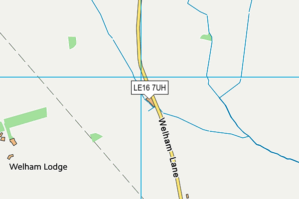 LE16 7UH map - OS VectorMap District (Ordnance Survey) LE16 7UH map - OS VectorMap District (Ordnance Survey)