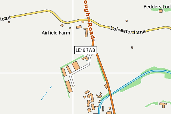 LE16 7WB map - OS VectorMap District (Ordnance Survey) LE16 7WB map - OS VectorMap District (Ordnance Survey)