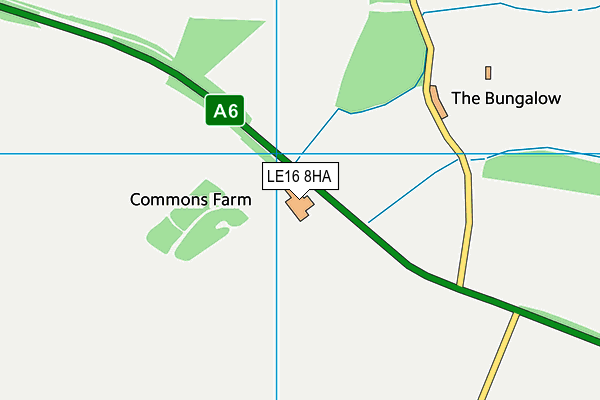 LE16 8HA map - OS VectorMap District (Ordnance Survey) LE16 8HA map - OS VectorMap District (Ordnance Survey)