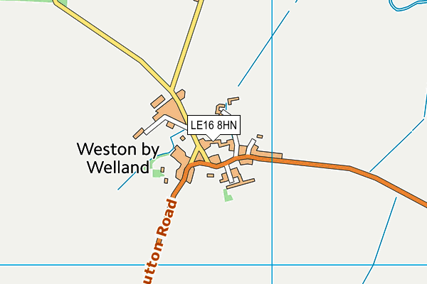 LE16 8HN map - OS VectorMap District (Ordnance Survey) LE16 8HN map - OS VectorMap District (Ordnance Survey)