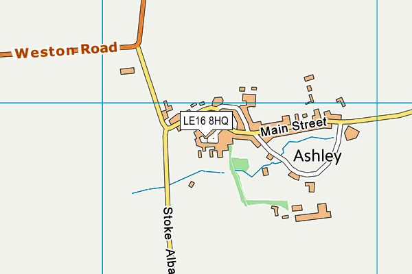 LE16 8HQ map - OS VectorMap District (Ordnance Survey) LE16 8HQ map - OS VectorMap District (Ordnance Survey)
