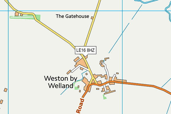 LE16 8HZ map - OS VectorMap District (Ordnance Survey) LE16 8HZ map - OS VectorMap District (Ordnance Survey)