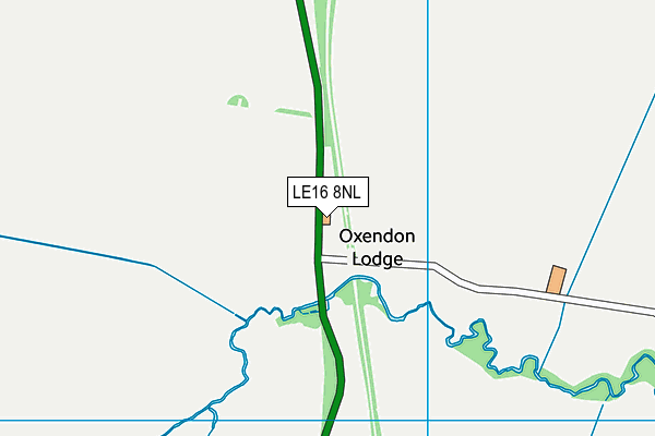 LE16 8NL map - OS VectorMap District (Ordnance Survey) LE16 8NL map - OS VectorMap District (Ordnance Survey)