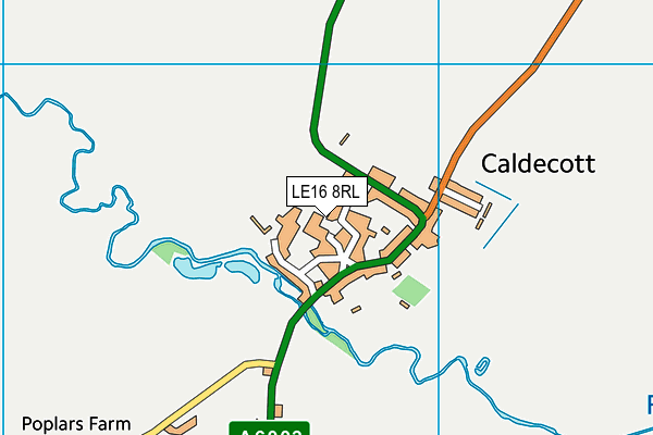 LE16 8RL map - OS VectorMap District (Ordnance Survey) LE16 8RL map - OS VectorMap District (Ordnance Survey)