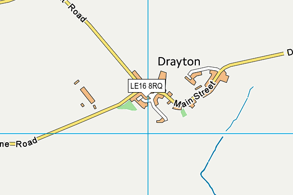 LE16 8RQ map - OS VectorMap District (Ordnance Survey) LE16 8RQ map - OS VectorMap District (Ordnance Survey)