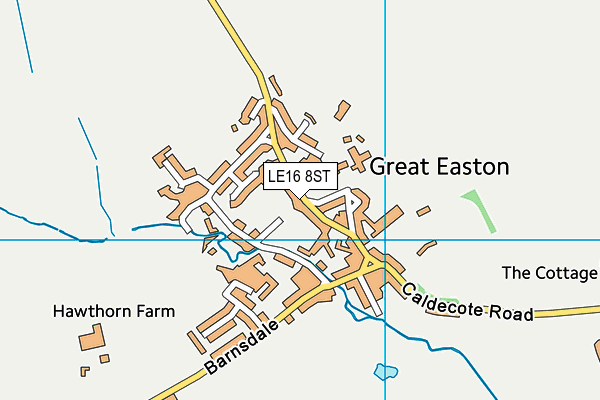 LE16 8ST map - OS VectorMap District (Ordnance Survey) LE16 8ST map - OS VectorMap District (Ordnance Survey)