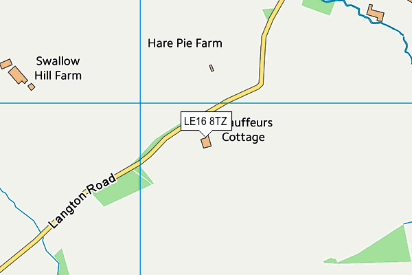 LE16 8TZ map - OS VectorMap District (Ordnance Survey) LE16 8TZ map - OS VectorMap District (Ordnance Survey)