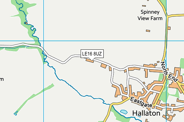 LE16 8UZ map - OS VectorMap District (Ordnance Survey) LE16 8UZ map - OS VectorMap District (Ordnance Survey)