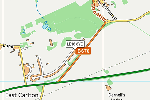LE16 8YE map - OS VectorMap District (Ordnance Survey) LE16 8YE map - OS VectorMap District (Ordnance Survey)