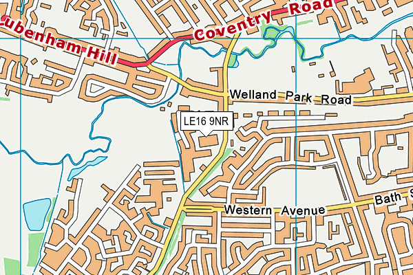 LE16 9NR map - OS VectorMap District (Ordnance Survey) LE16 9NR map - OS VectorMap District (Ordnance Survey)