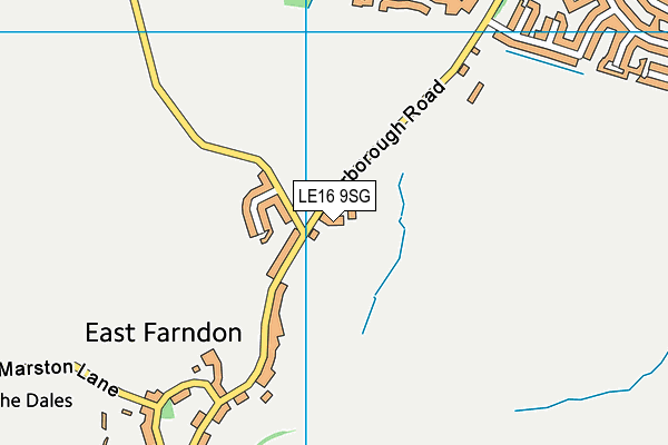 LE16 9SG map - OS VectorMap District (Ordnance Survey) LE16 9SG map - OS VectorMap District (Ordnance Survey)