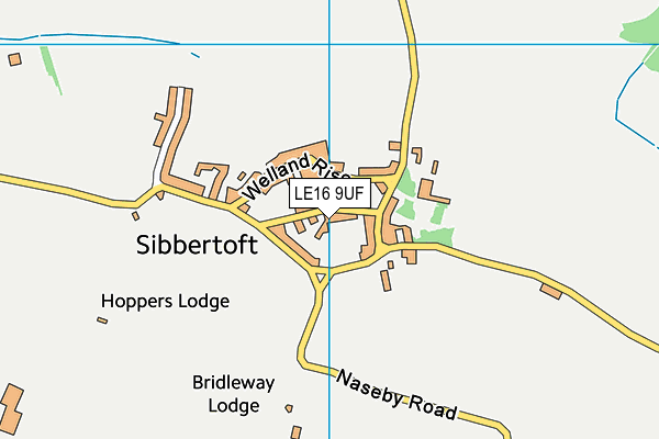 LE16 9UF map - OS VectorMap District (Ordnance Survey) LE16 9UF map - OS VectorMap District (Ordnance Survey)