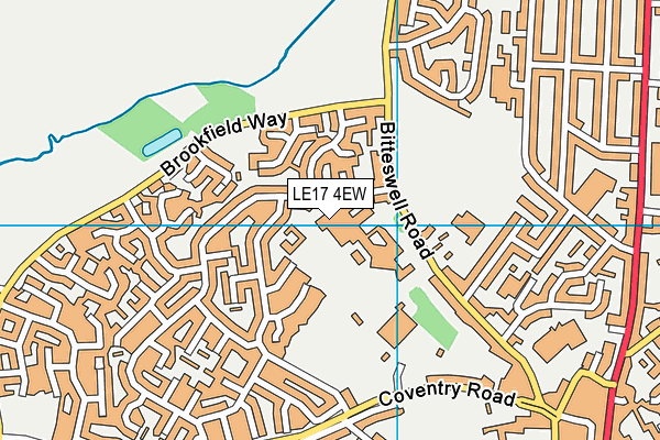 LE17 4EW map - OS VectorMap District (Ordnance Survey) LE17 4EW map - OS VectorMap District (Ordnance Survey)