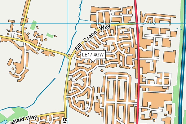 LE17 4GW map - OS VectorMap District (Ordnance Survey) LE17 4GW map - OS VectorMap District (Ordnance Survey)