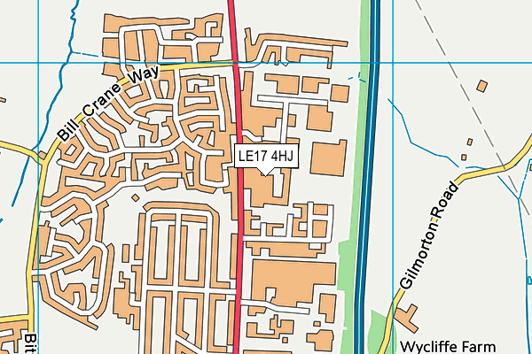 LE17 4HJ map - OS VectorMap District (Ordnance Survey) LE17 4HJ map - OS VectorMap District (Ordnance Survey)