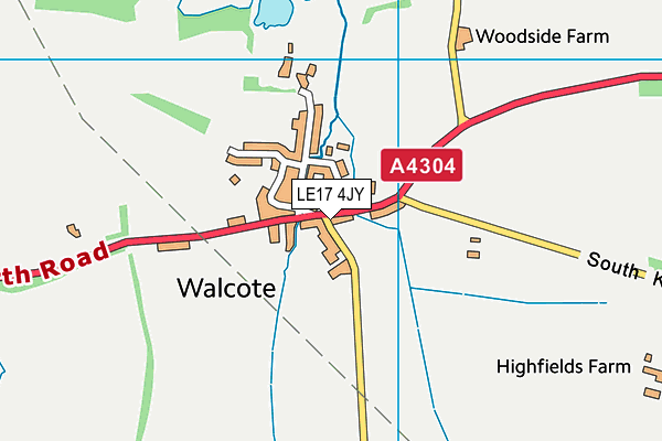 LE17 4JY map - OS VectorMap District (Ordnance Survey) LE17 4JY map - OS VectorMap District (Ordnance Survey)