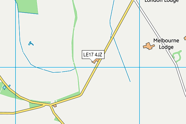 LE17 4JZ map - OS VectorMap District (Ordnance Survey) LE17 4JZ map - OS VectorMap District (Ordnance Survey)