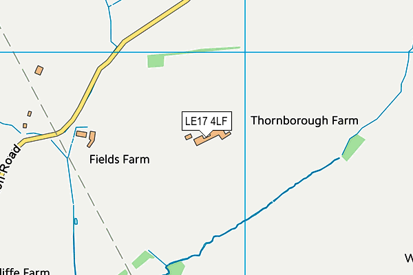 LE17 4LF map - OS VectorMap District (Ordnance Survey) LE17 4LF map - OS VectorMap District (Ordnance Survey)