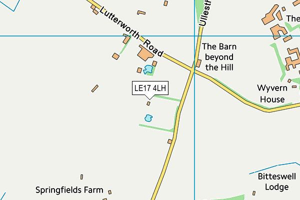 LE17 4LH map - OS VectorMap District (Ordnance Survey) LE17 4LH map - OS VectorMap District (Ordnance Survey)