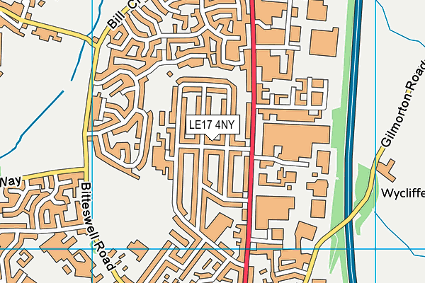LE17 4NY map - OS VectorMap District (Ordnance Survey) LE17 4NY map - OS VectorMap District (Ordnance Survey)