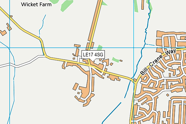 LE17 4SG map - OS VectorMap District (Ordnance Survey) LE17 4SG map - OS VectorMap District (Ordnance Survey)