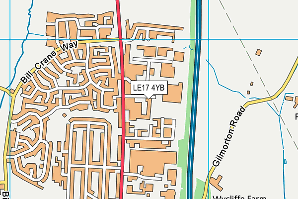 LE17 4YB map - OS VectorMap District (Ordnance Survey) LE17 4YB map - OS VectorMap District (Ordnance Survey)