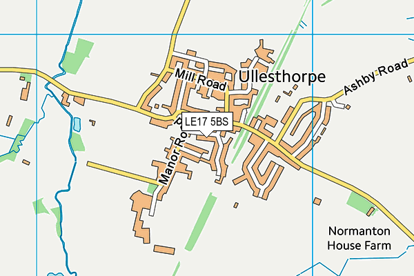 LE17 5BS map - OS VectorMap District (Ordnance Survey) LE17 5BS map - OS VectorMap District (Ordnance Survey)