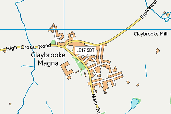 LE17 5DT map - OS VectorMap District (Ordnance Survey) LE17 5DT map - OS VectorMap District (Ordnance Survey)